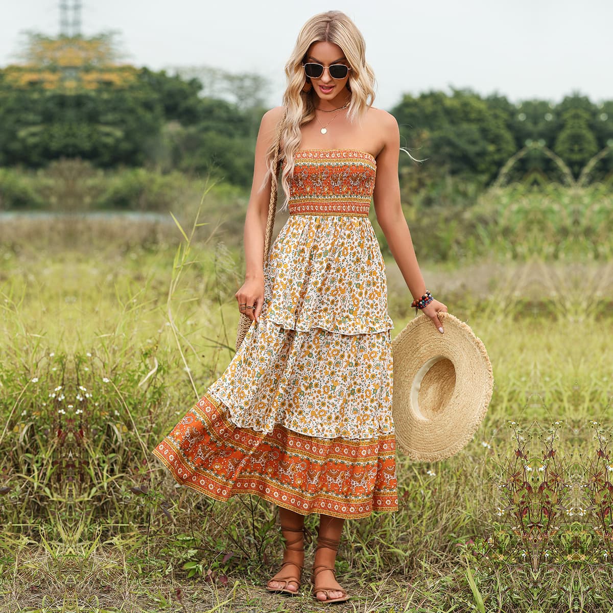 Vestido tomara que caia da moda para mulheres