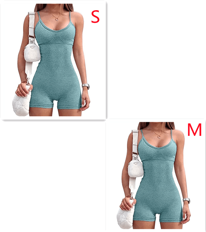 Macacão Feminino Moda Fitness Sportwear