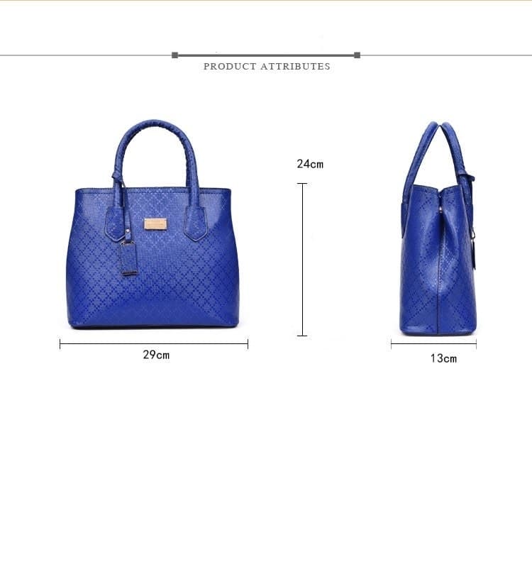 Conjunto de 6 Bolsas Femininas em Couro PU: Bolsa Transversal, Bolsa Tote, Bolsa Casual, Bolsa de Marca de Grife, Bolsa  6