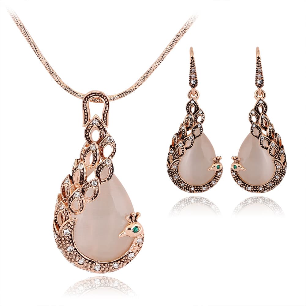 Peacock Joias Conjunto