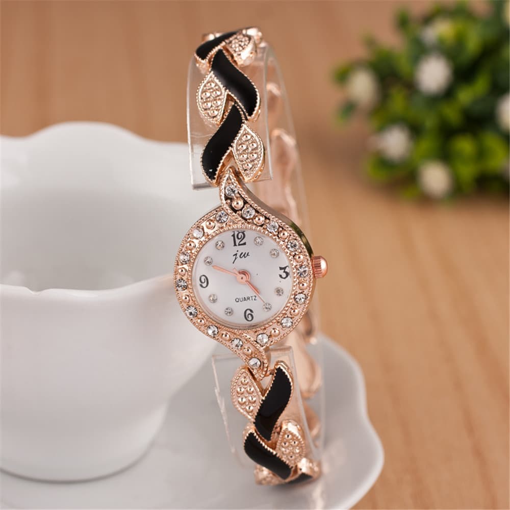Leaf Pulseira Quartz Wrist Relógio