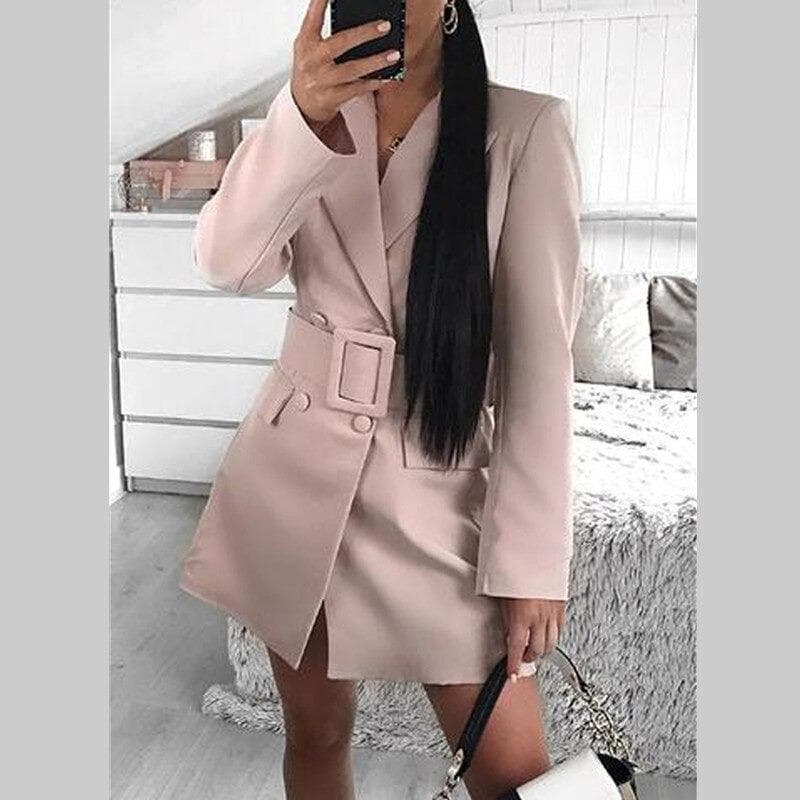 Vestido feminino de comprimento médio para uso externo 7