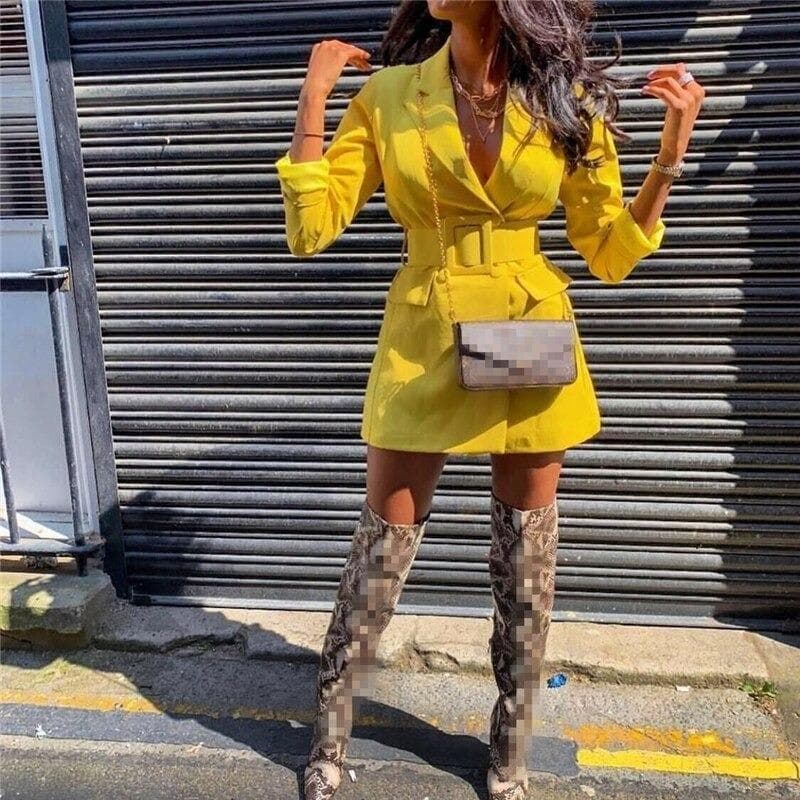 Vestido feminino de comprimento médio para uso externo 8