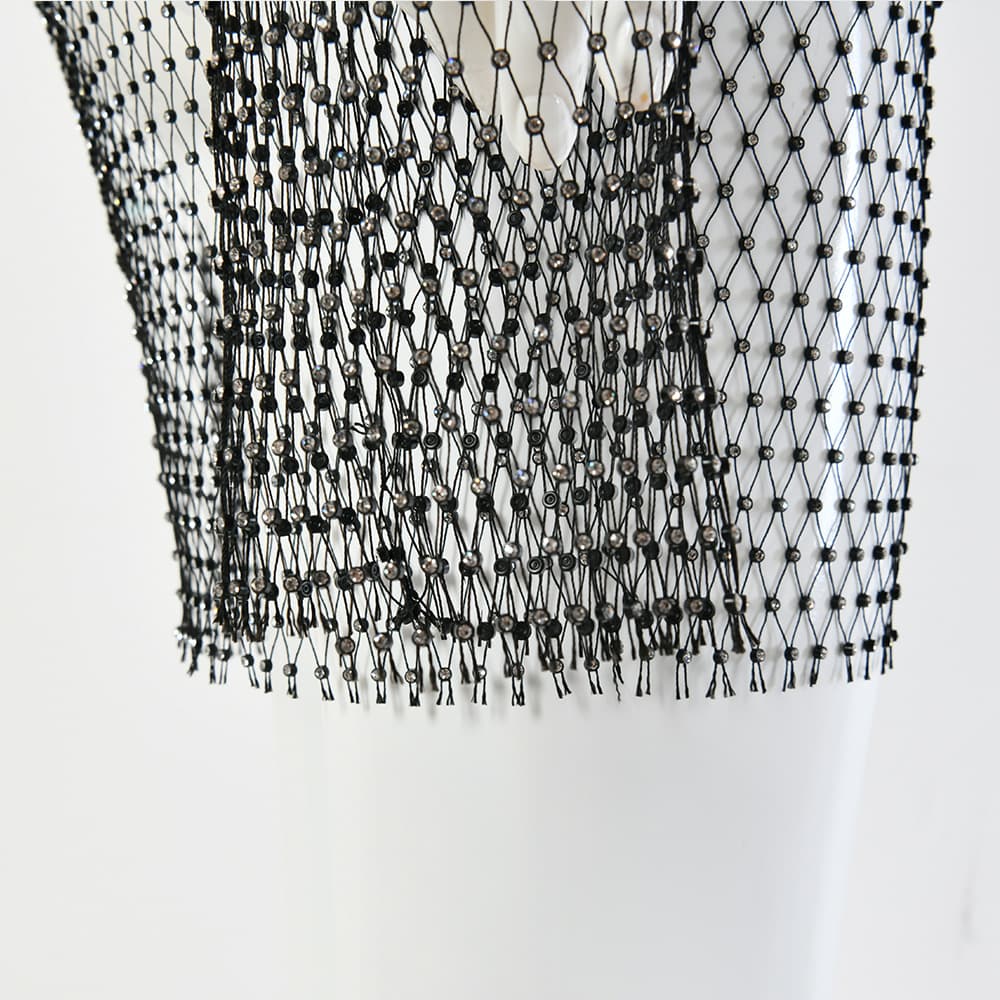 Vestido longo transparente Carnaval 2027 7