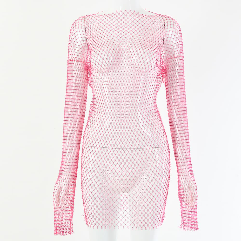 Vestido longo transparente Carnaval 2027 10