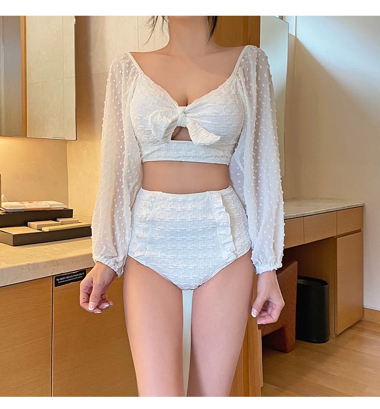 Conjunto Renda Manga Longa