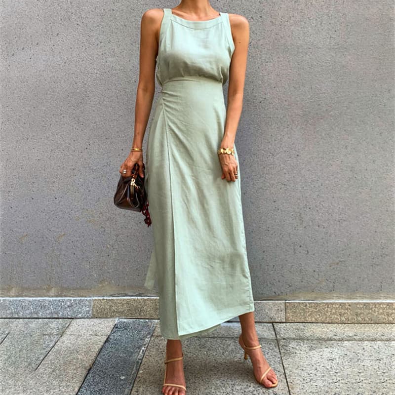 Vestido Feminino Elegante E Sexy Com Cinto De CondolêNcias.