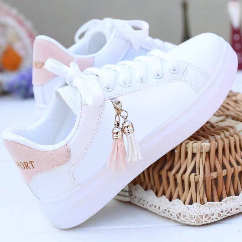 Mesh White Sapatos Ladies Moda Breathable Sapatos Students Korean Casual Sapatos Sports Sapatos Flat Sapatos Feminino Sapatos