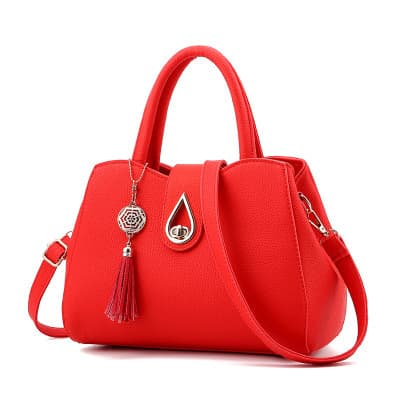Smooza Famous Designer Brand Luxury Feminino Bolsa Tassel Feminino Bolsa Top-Handle Bolsas Moda Feminino Messenger Shoulder Bolsas