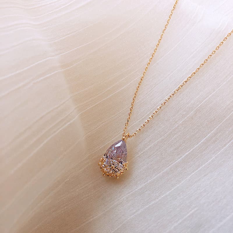 Colar Gota de Cristal