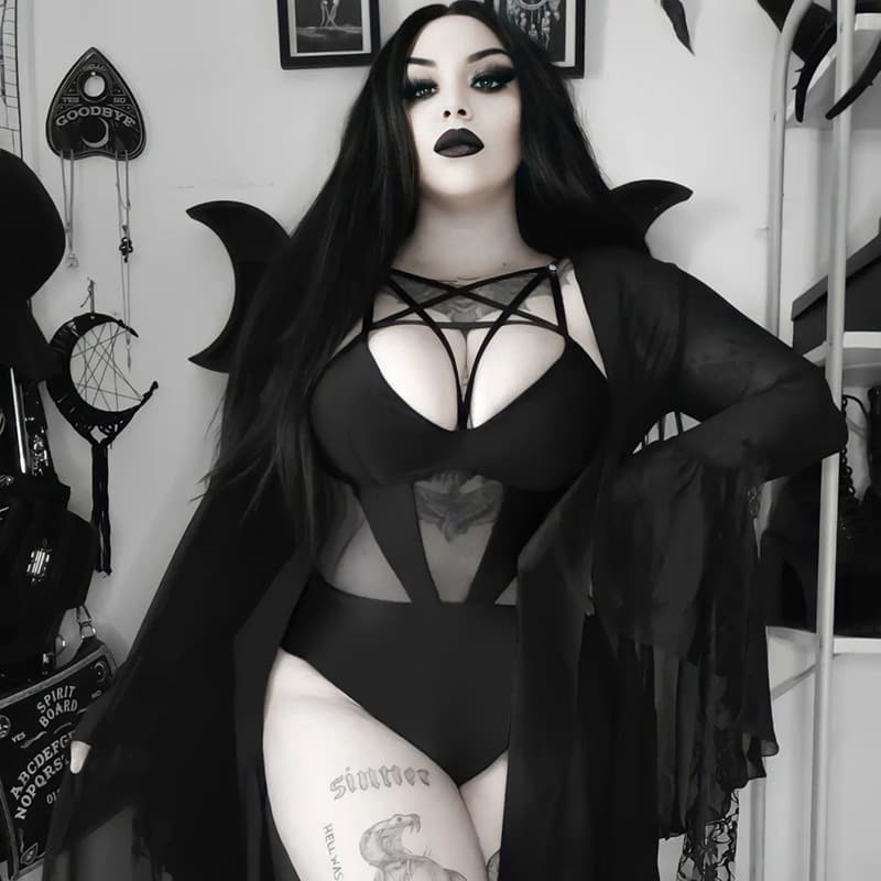 Body feminino de malha vazada 4