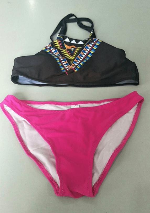 Novo Passe Feminino de Venda Rápida Ebay Split BiquíNi Biquí 2