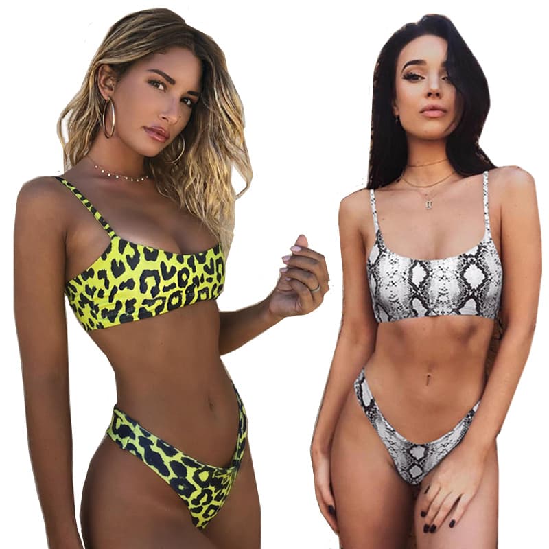Estampa Leopardo BiquíNi Maiô