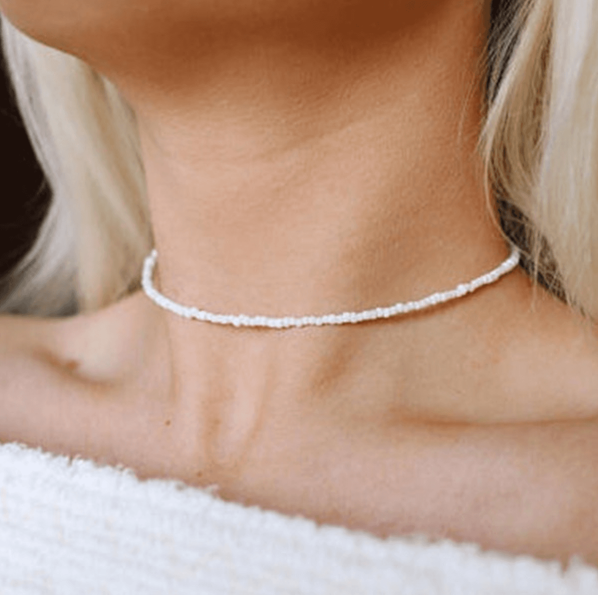 Colar gargantilha com pérolas 5