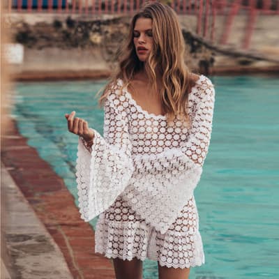 Renda Saia Beach Mesh Saia 6