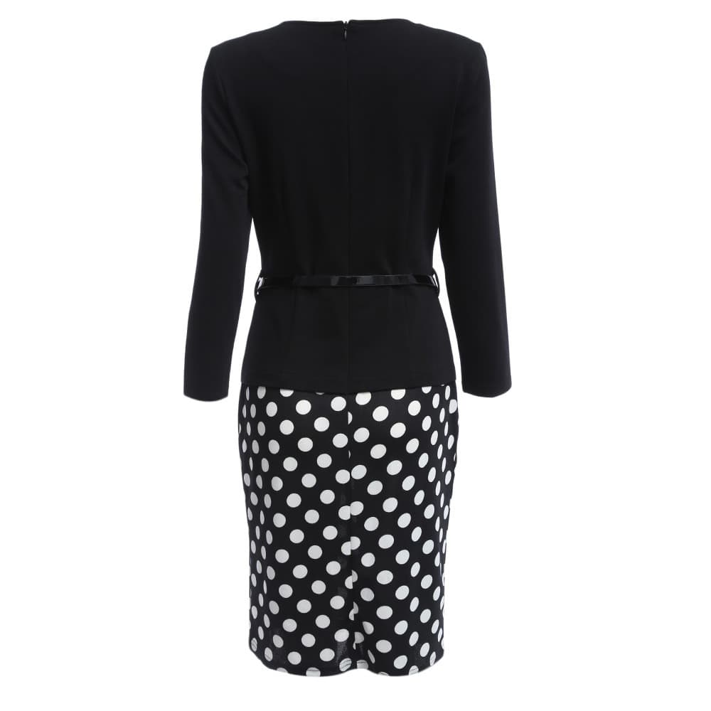 vestido com costura em ponto de onda que demonstra temperamento 2
