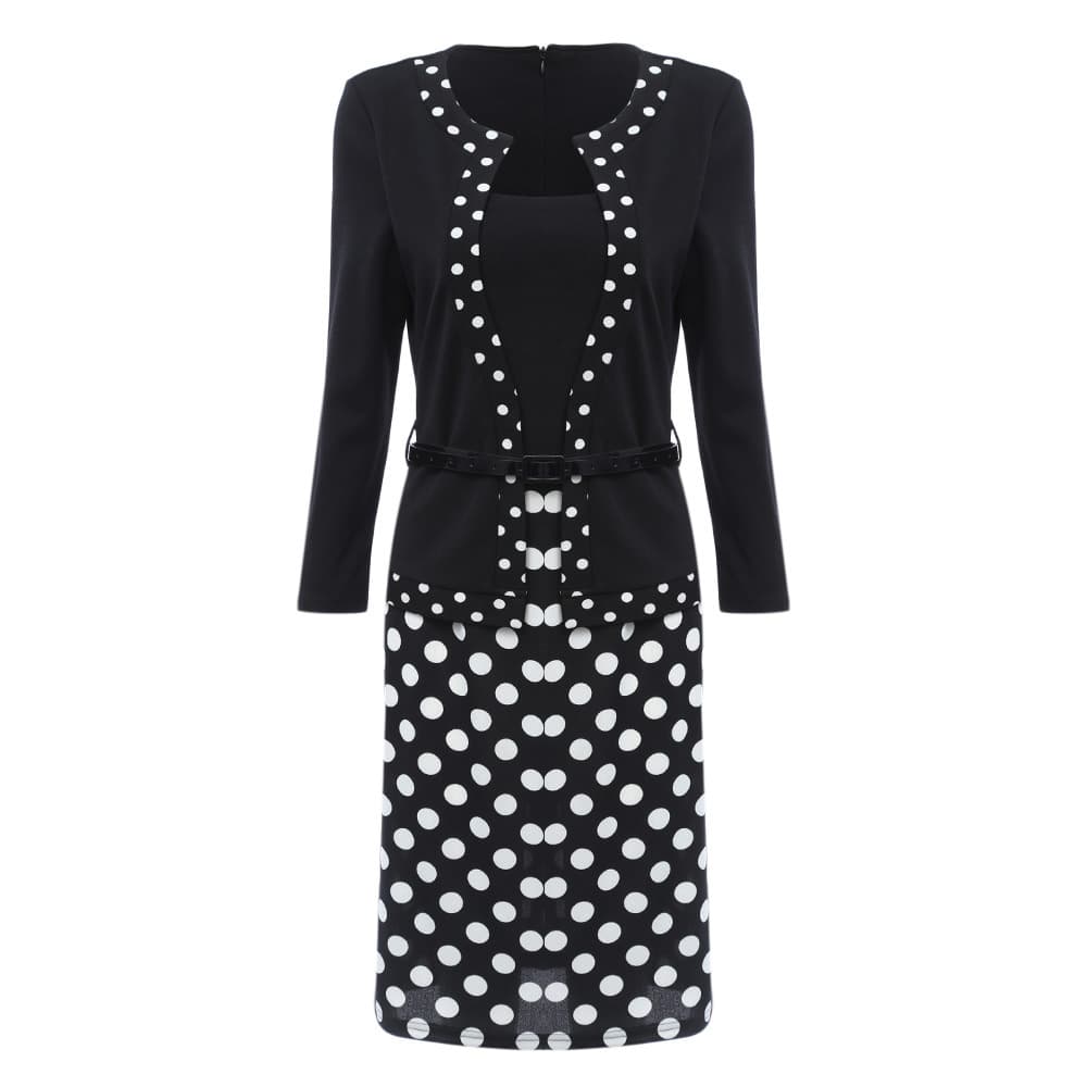 vestido com costura em ponto de onda que demonstra temperamento 5
