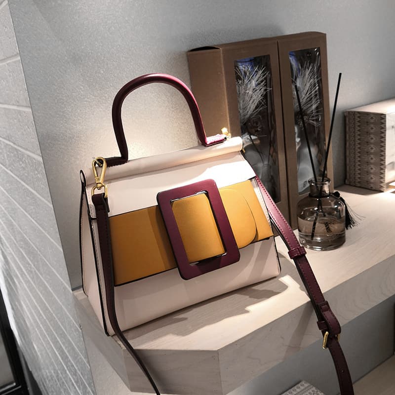 Bolsa tote cor creme para mulheres 8