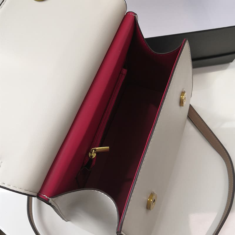 Bolsa tote cor creme para mulheres 6