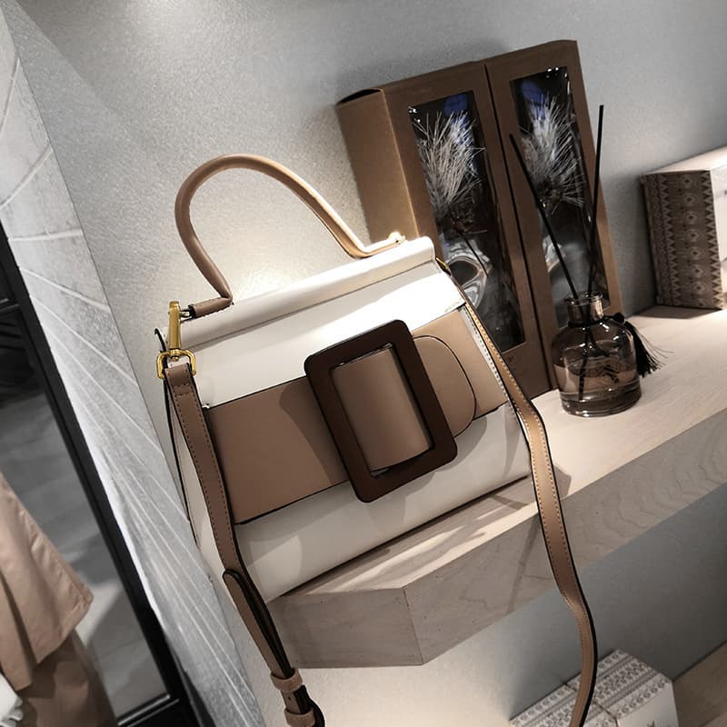 Bolsa tote cor creme para mulheres