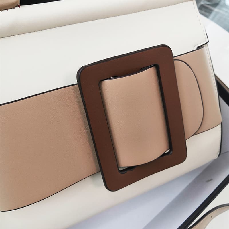 Bolsa tote cor creme para mulheres 4