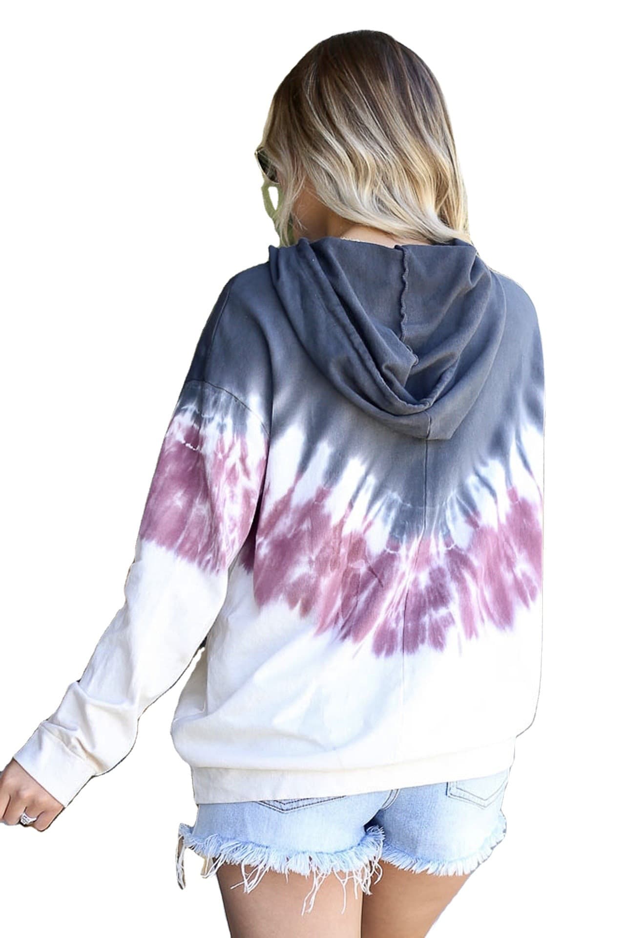 Blusa casual de manga comprida estampada para primavera e verão 5