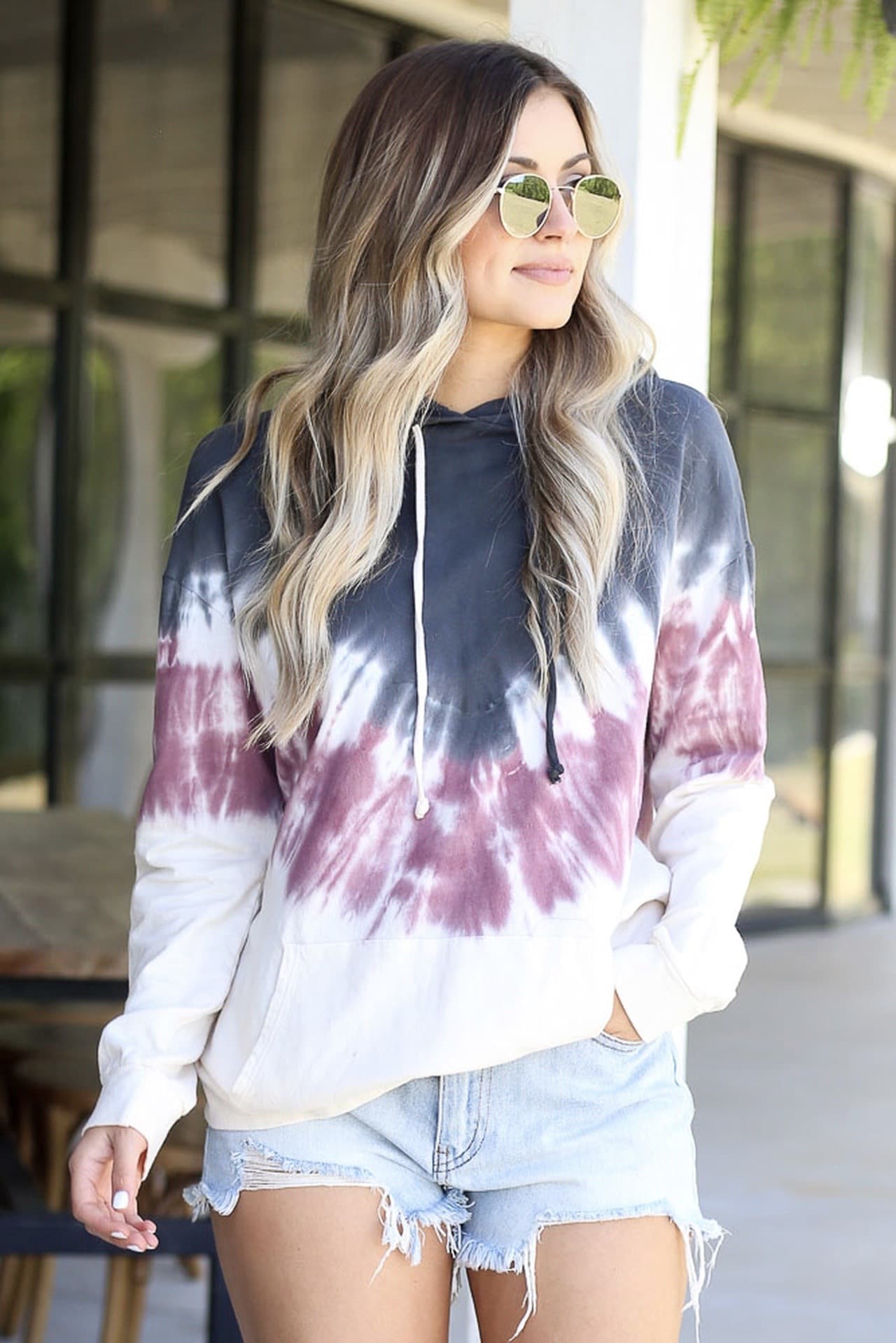Blusa casual de manga comprida estampada para primavera e verão 4