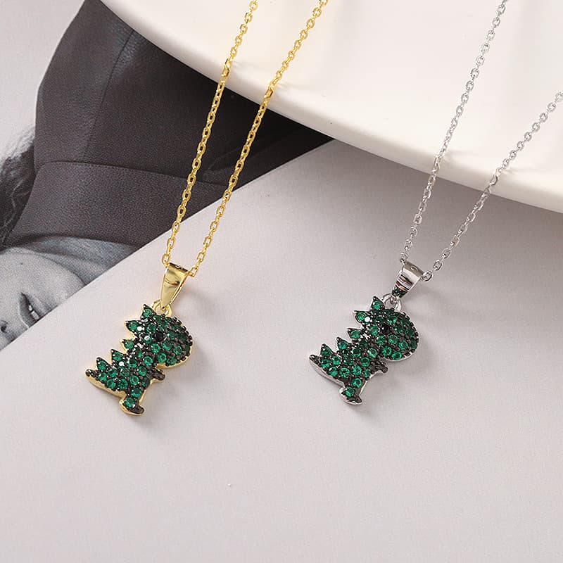 Colar feminino simples cor prata de lei S925 4