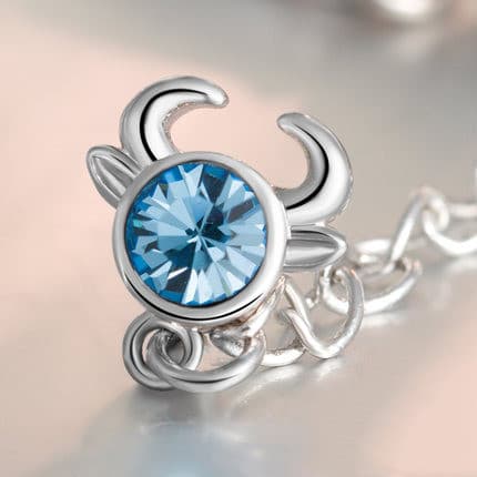 Pulseira feminina S925 com doze constelações 25