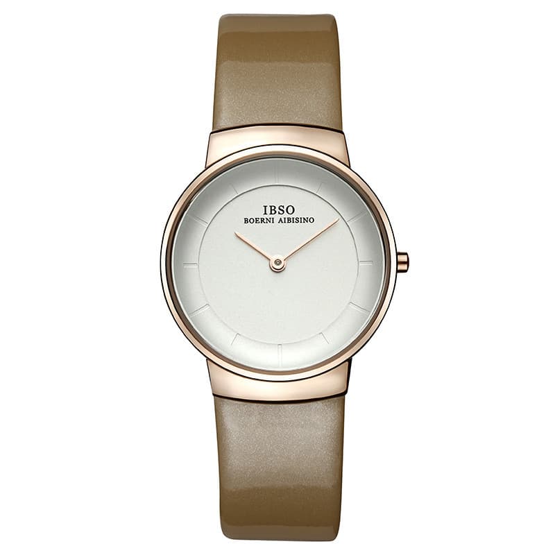 Novo relógio de quartzo minimalista e fino para mulheres 4