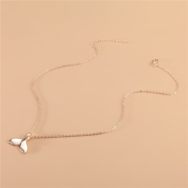 Colar com Pingente de Cauda de Sereia Feminino 2