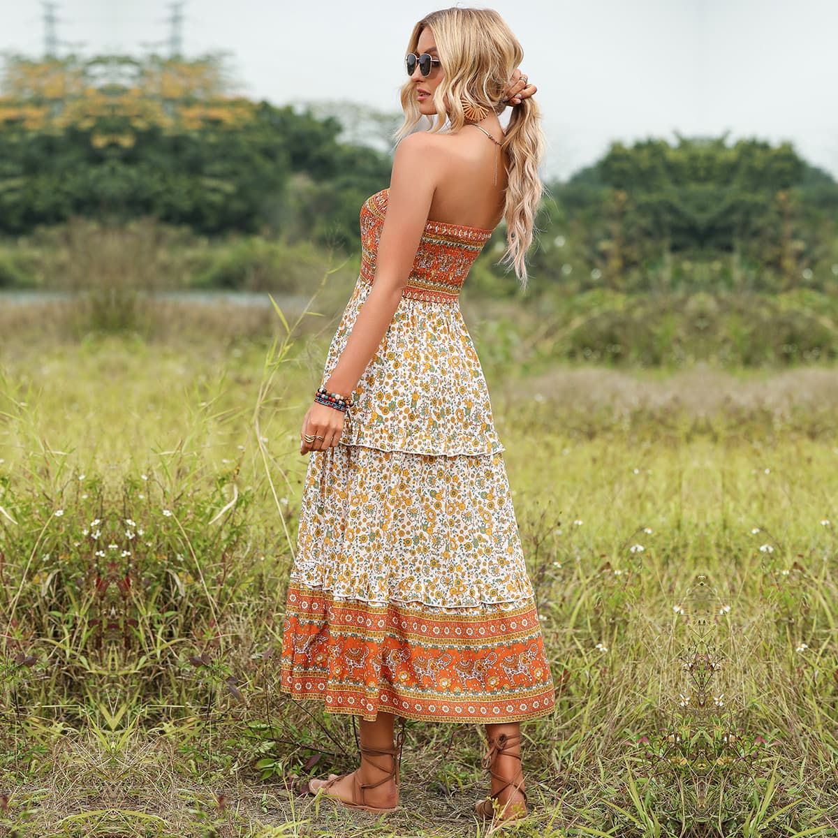 Vestido tomara que caia da moda para mulheres 2