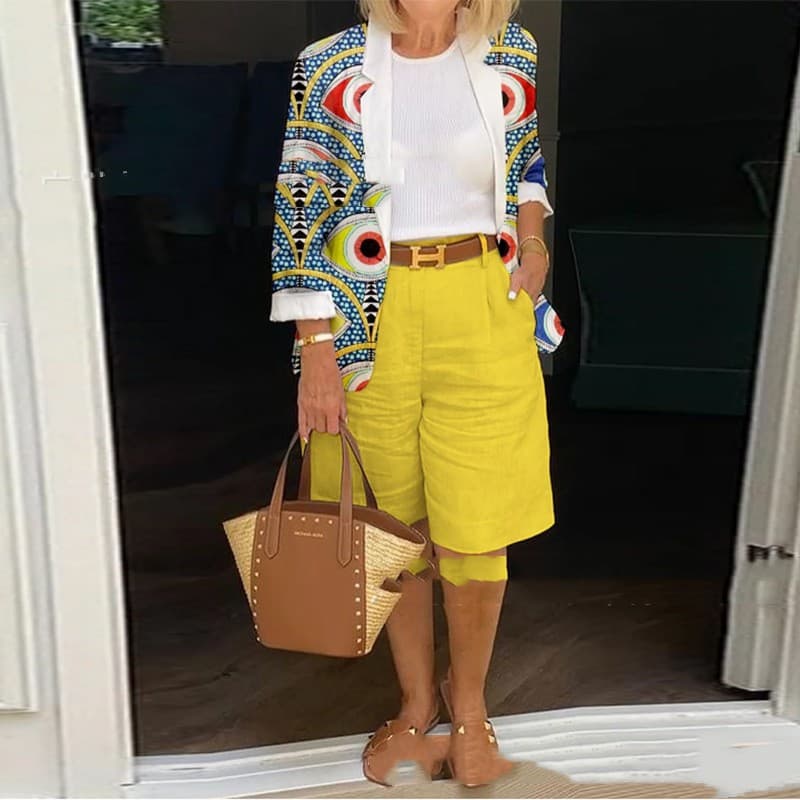 Conjunto Casual De Duas PeçAs Para Mulheres