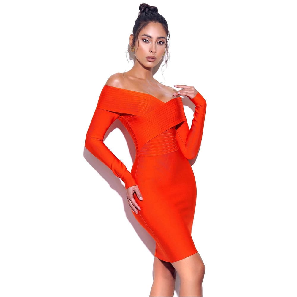 Vestido curto feminino justo com cintura elástica para festa 4