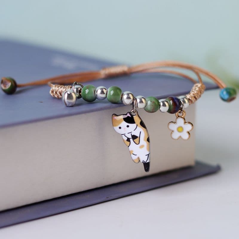 Pulseira Gato Preguiçoso Para Mulheres