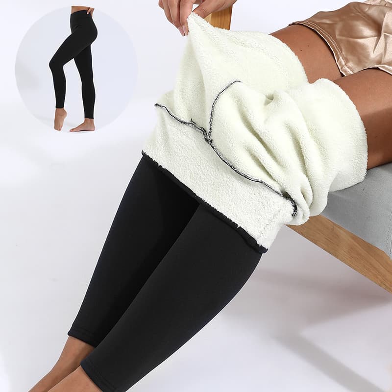 Inverno Leggings Warm Thick High Stretch Lamb Cashmere Leggins Skinny Fitness Woman CalçAs