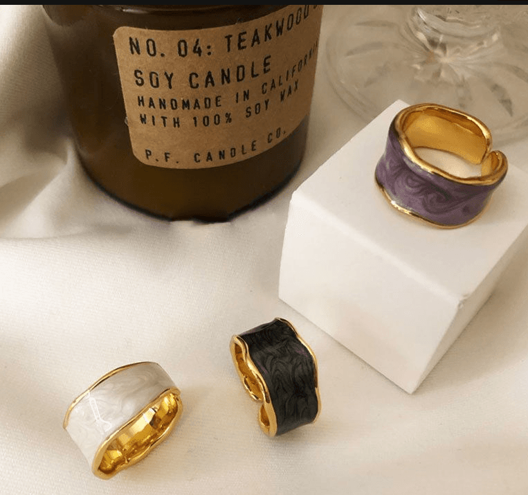 Anel de flor de zircônia 5