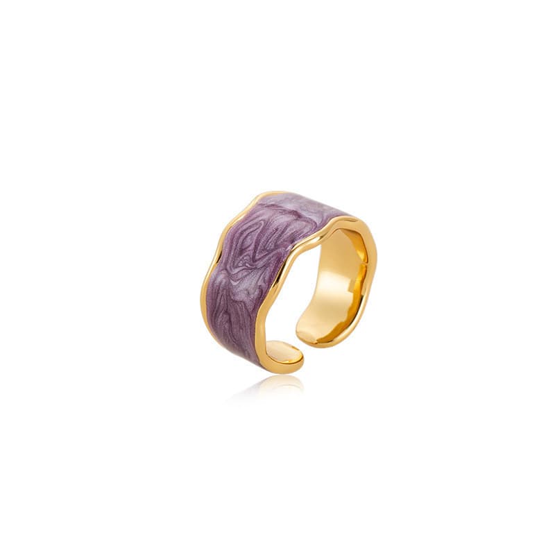 Anel de flor de zircônia 4
