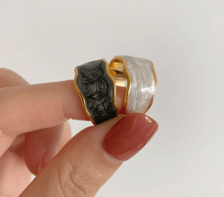 Anel de flor de zircônia 2