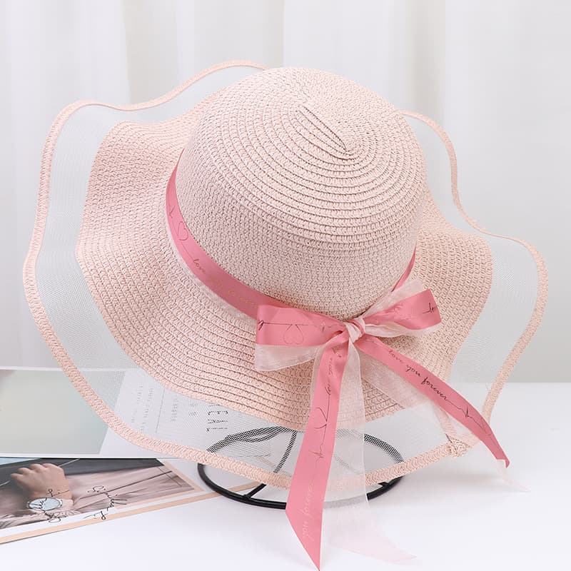 Chapéu de praia feminino com aba larga e proteção solar para atividades ao ar livre. 9