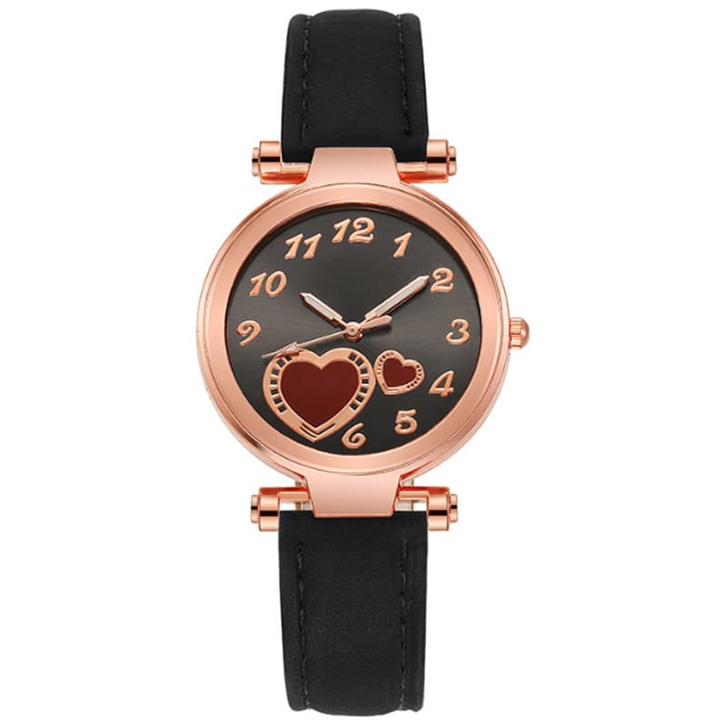 Relógio feminino estilo INS com estampa de amor 7