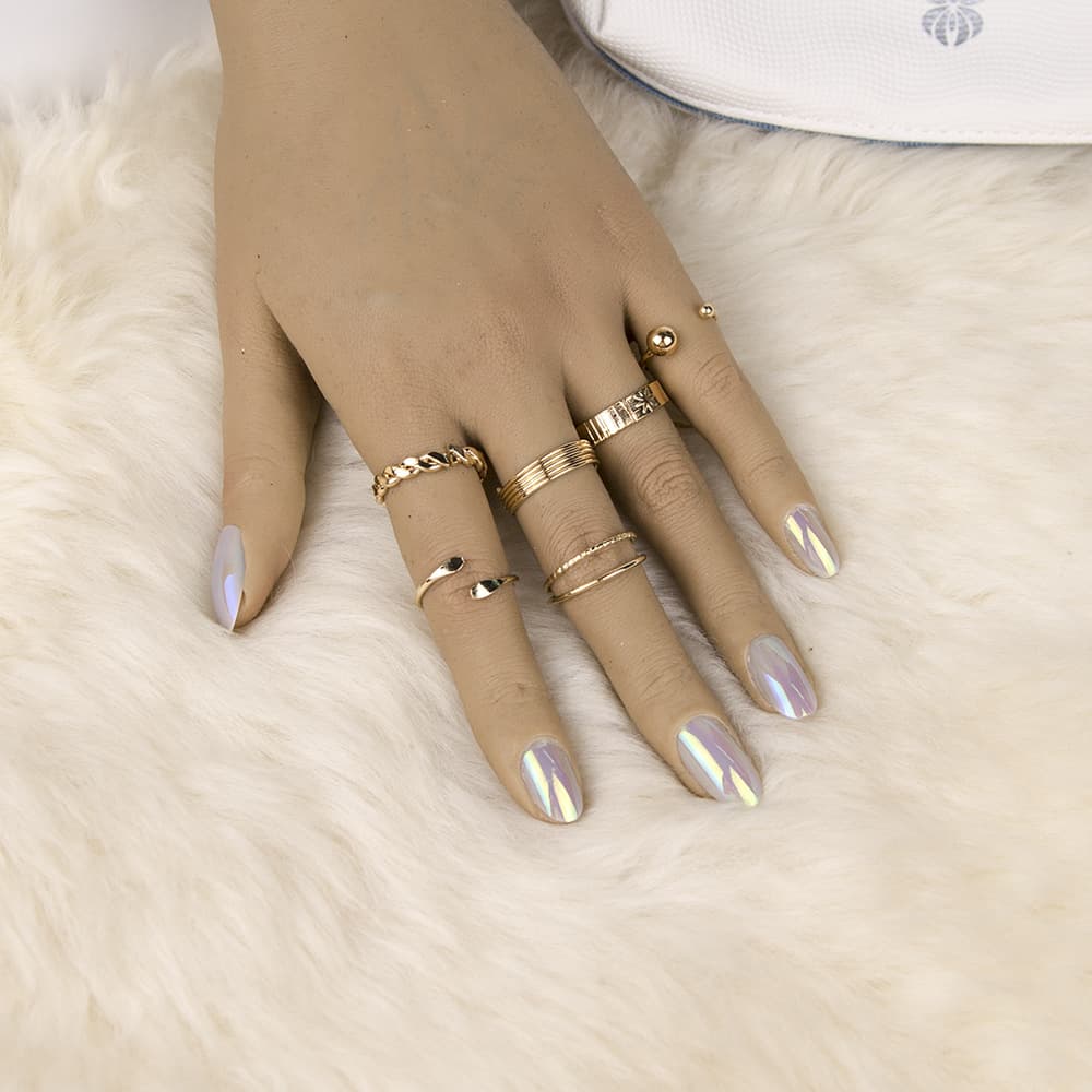 Conjunto de anéis Cold Retro Ins Ring 3