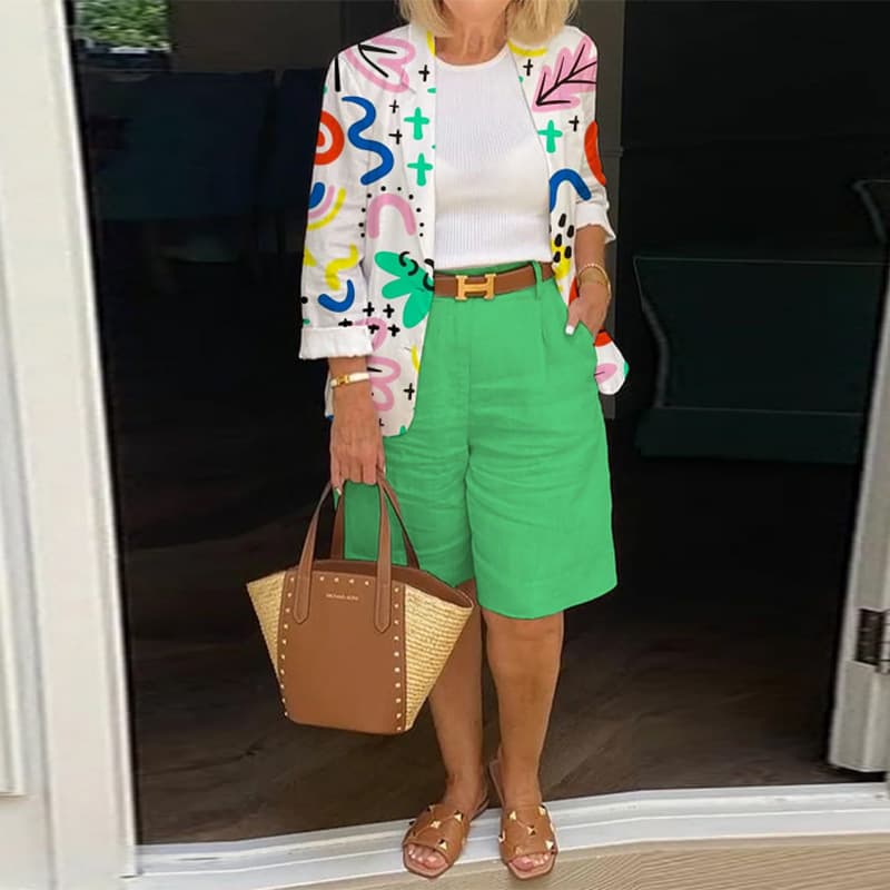 Conjunto Casual De Duas PeçAs Para Mulheres 4