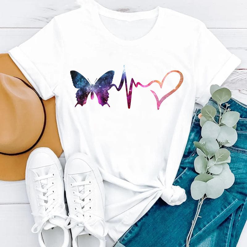 Blusa feminina casual com estampa moderna e estilosa 2
