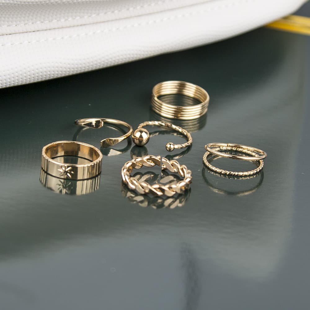 Conjunto de anéis Cold Retro Ins Ring 5