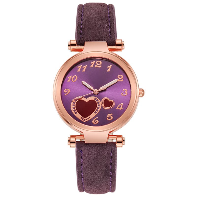 Relógio feminino estilo INS com estampa de amor 4