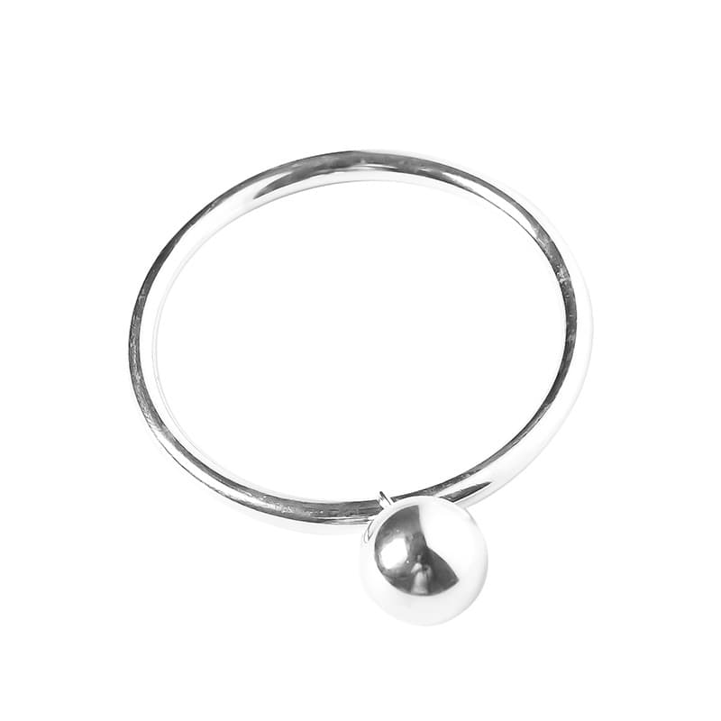 Pulseira feminina com pingente de bola de personalidade 4