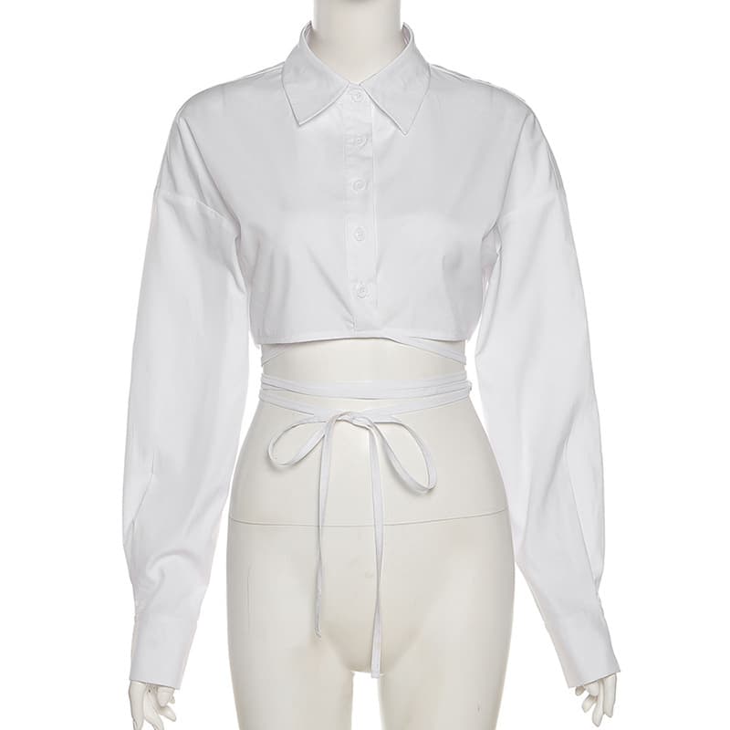 Blusa feminina de manga comprida. 5