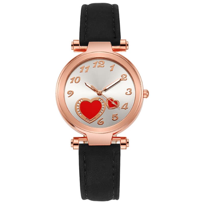 Relógio feminino estilo INS com estampa de amor 6