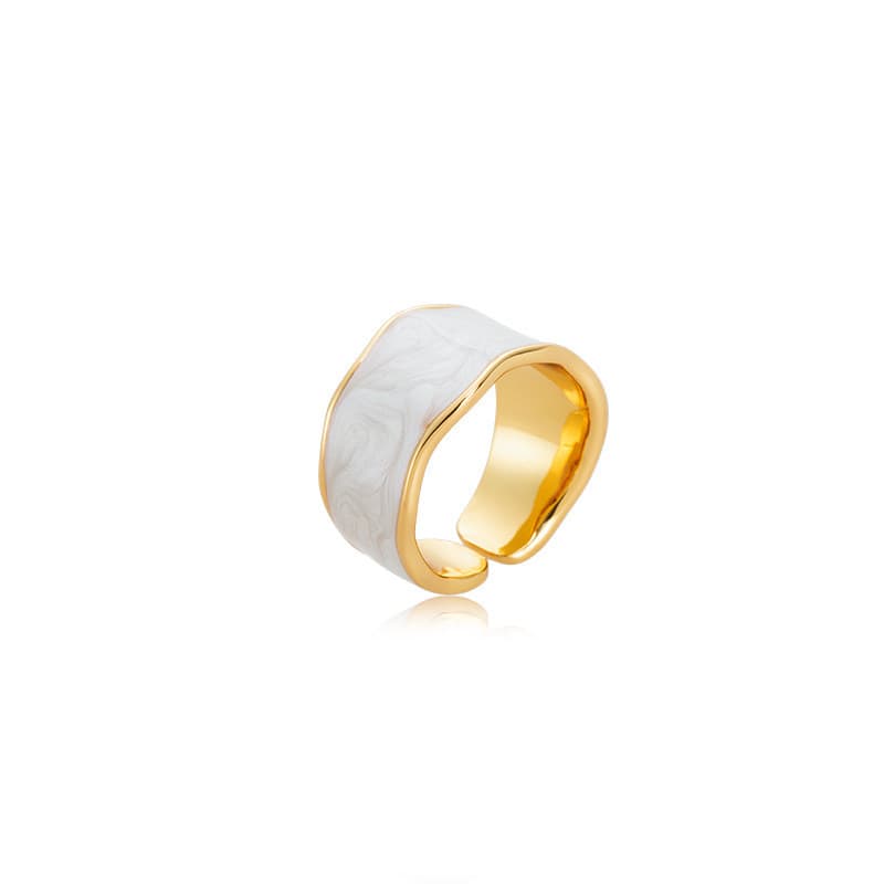Anel de flor de zircônia 8